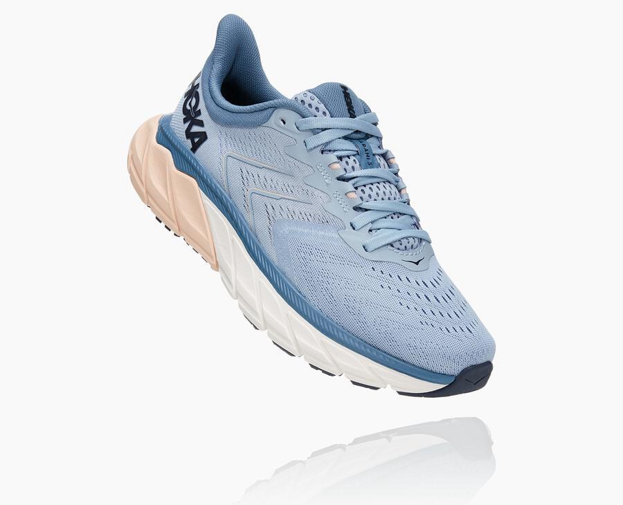 Hoka One One Arahi 5 Löparskor Dam - Blå - NTPJK-2953